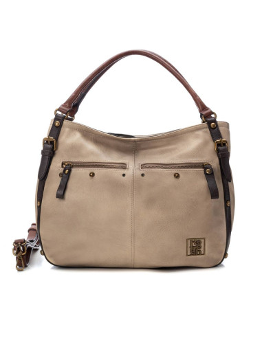 REFRESH bolso hombro beige