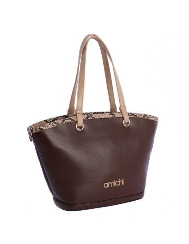 Amichi bolso shopper marron