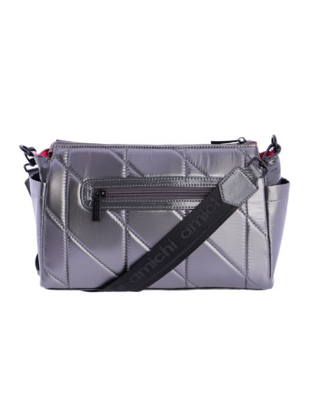 Amichi bolso bandolera gris