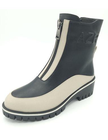 AZAREY botin combinado negro hielo